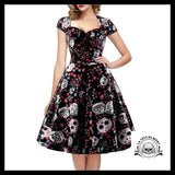 Robe Tête de Mort Rigolote Noire