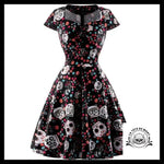 Robe Tête de Mort Rigolote Noire