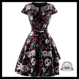 Robe Tête de Mort Rigolote Noire