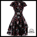 Robe Tête de Mort Rigolote Noire