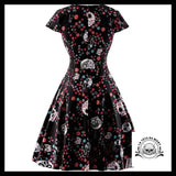 Robe Tête de Mort Rigolote Noire