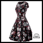 Robe Tête de Mort Rigolote Noire