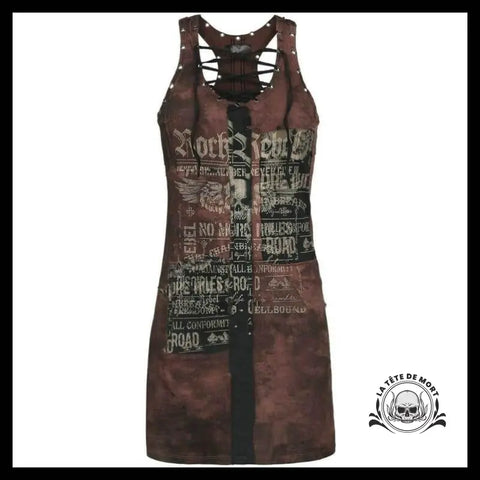Robe Tête de Mort Rock
