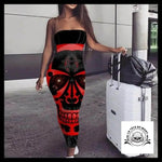 Robe Tête de Mort Rouge