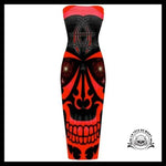 Robe Tête de Mort Rouge
