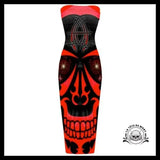 Robe Tête de Mort Rouge