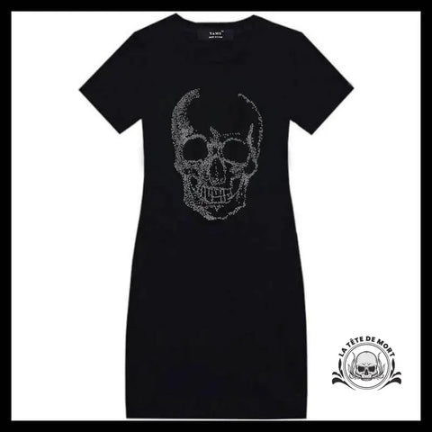 Robe Tête de Mort Strass