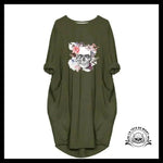 Robe Tête de Mort Verte