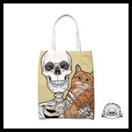Sac à Main Tête de Mort Chat Roux