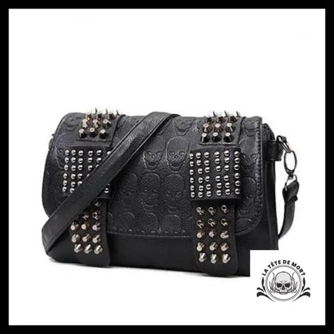 Sac à Main Tête de Mort Clous