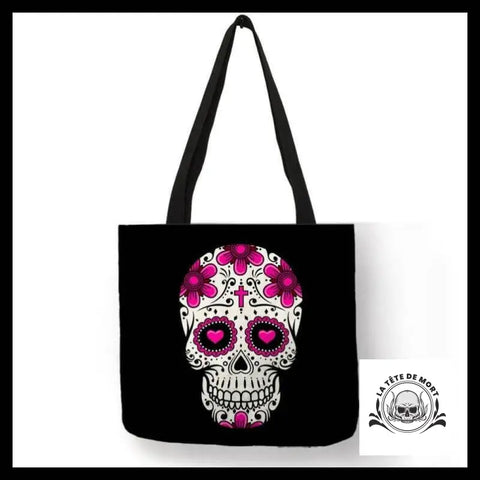 Sac à Main Tête de Mort Coeur