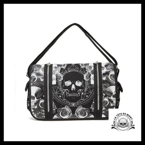 Sac à Main Tête de Mort Crânes et Roses