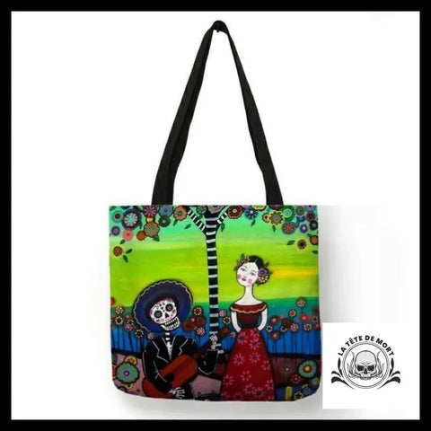 Sac à Main Tête de Mort Guitare
