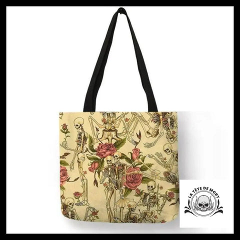Sac à Main Tête de Mort Squelettes