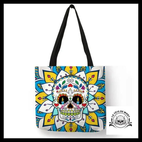 Sac Tete de Mort Calavera Lotus