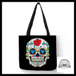 Sac Tête de Mort Diamants Bleus