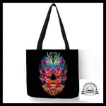 Sac Tête de Mort Fleurs Du Soir
