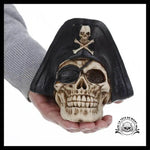 Sculpture Tête de Mort Crâne Pirate