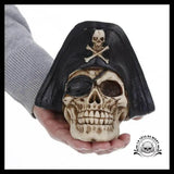Sculpture Tête de Mort Crâne Pirate