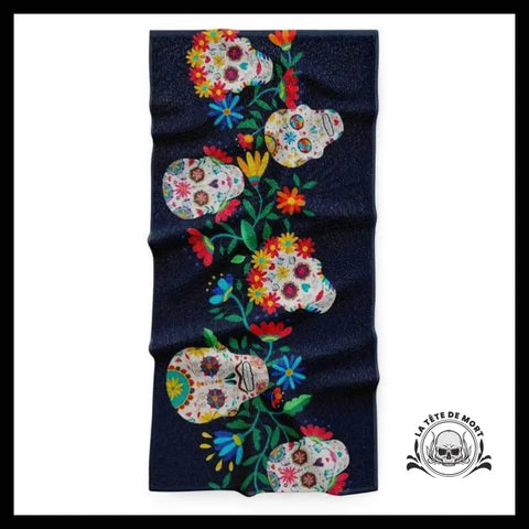 Serviette Crâne Mexicain