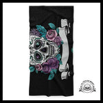 Serviette Crâne Mexicain Calavera