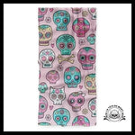 Serviette Crâne Mexicain Coloré