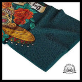 Serviette Crâne Mexicain Couleurs