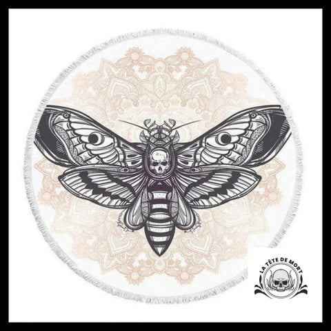Serviette Crâne Papillon
