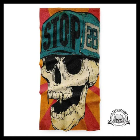 Serviette Crâne Stylé