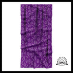 Serviette Crâne Violet