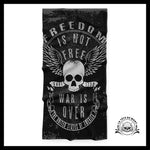 Serviette Tête de Mort Biker