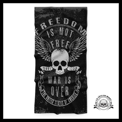 Serviette Tête de Mort Biker