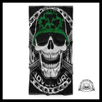 Serviette Tête de Mort Casque