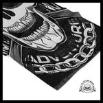 Serviette Tête de Mort Casque