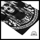 Serviette Tête de Mort Dark