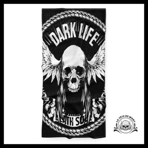 Serviette Tête de Mort Dark