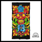 Serviette Tête de Mort Décoration
