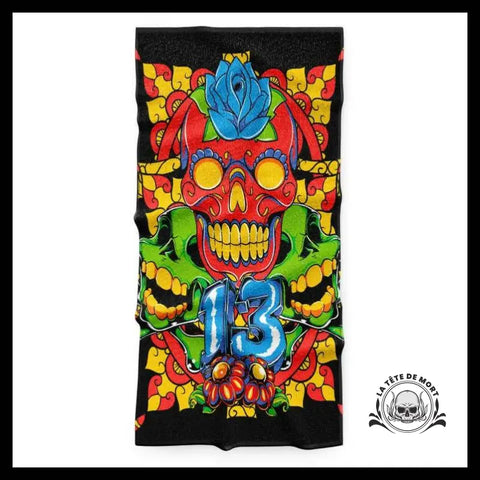 Serviette Tête de Mort Décoration