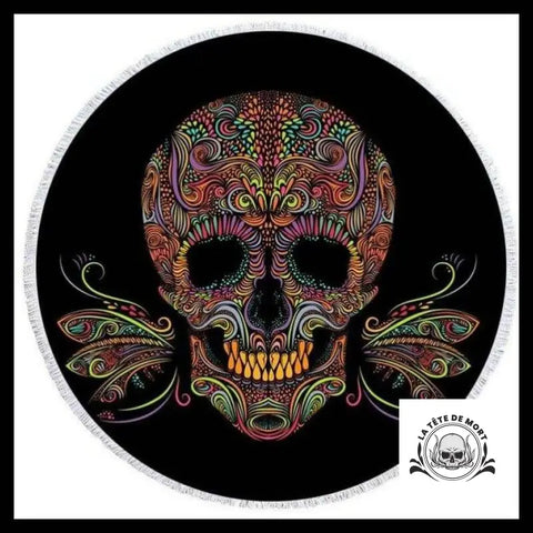 Serviette Tête de Mort Design