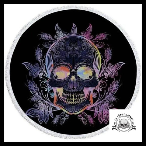 Serviette Tête de Mort Futuriste