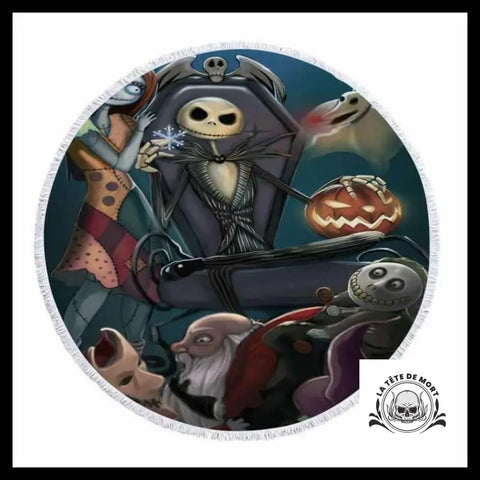 Serviette Tête de Mort Jack
