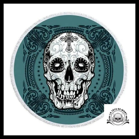 Serviette Tête de Mort Joyeuse