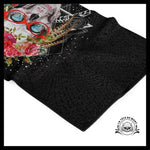 Serviette Tête de Mort Lunette