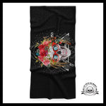 Serviette Tête de Mort Lunette