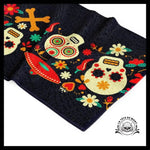Serviette Tête de Mort Mexicaine