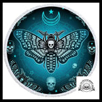 Serviette Tête de Mort Papillon