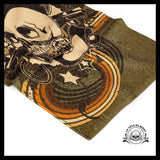Serviette Tête de Mort Punk