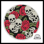 Serviette Tête de Mort Sombre