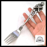 Set de Couverts Tête Mort en Acier Inoxydable