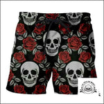 Short Crâne Fleuri